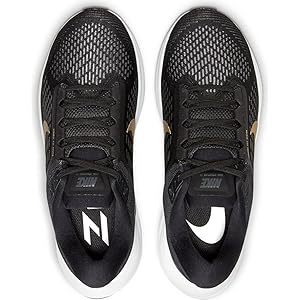 Amazon.com | NIKE Women's Sneaker, Black MTLC Gold Coin